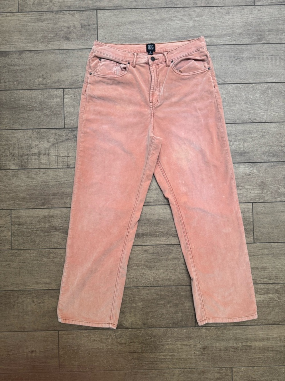 Urban Outfitters/BDG Velvet Pants - Peach (Wide Leg) 32”